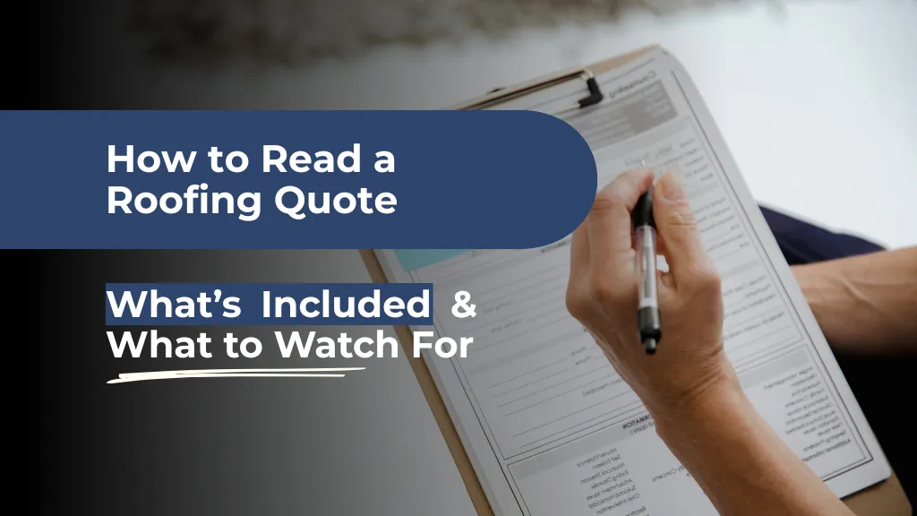 How to Read a Roofing Quote in Ontario