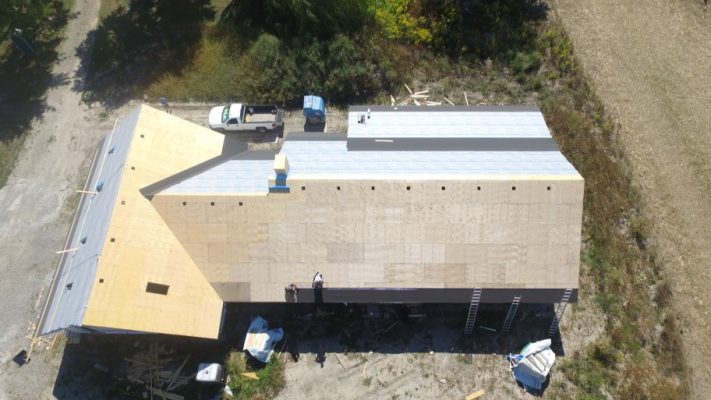 Roof on New Construction House in Caistor Centre